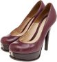 Fendi Vintage Pre-owned Leather heels Red Dames - Thumbnail 3