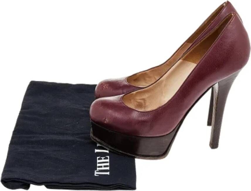 Fendi Vintage Pre-owned Leather heels Red Dames
