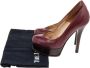Fendi Vintage Pre-owned Leather heels Red Dames - Thumbnail 7