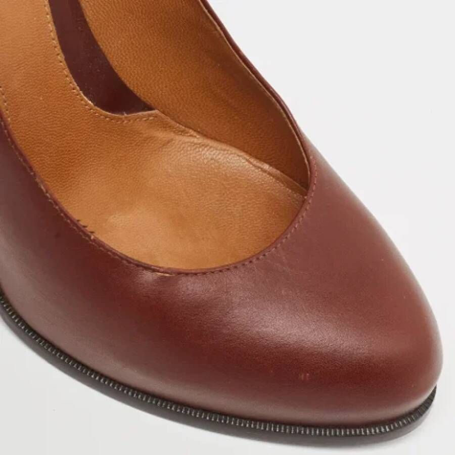 Fendi Vintage Pre-owned Leather heels Red Dames