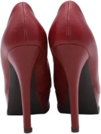 Fendi Vintage Pre-owned Leather heels Red Dames