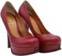 Fendi Vintage Pre-owned Leather heels Red Dames - Thumbnail 4