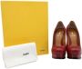 Fendi Vintage Pre-owned Leather heels Red Dames - Thumbnail 7