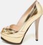 Fendi Vintage Pre-owned Leather heels Yellow Dames - Thumbnail 2