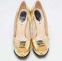 Fendi Vintage Pre-owned Leather heels Yellow Dames - Thumbnail 3