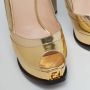 Fendi Vintage Pre-owned Leather heels Yellow Dames - Thumbnail 8