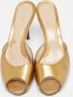 Fendi Vintage Pre-owned Leather heels Yellow Dames - Thumbnail 2