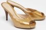 Fendi Vintage Pre-owned Leather heels Yellow Dames - Thumbnail 3