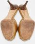 Fendi Vintage Pre-owned Leather heels Yellow Dames - Thumbnail 5
