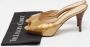 Fendi Vintage Pre-owned Leather heels Yellow Dames - Thumbnail 8