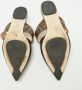 Fendi Vintage Pre-owned Leather mules Black Dames - Thumbnail 6