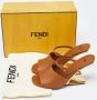 Fendi Vintage Pre-owned Leather mules Brown Dames - Thumbnail 9