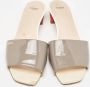 Fendi Vintage Pre-owned Leather mules Gray Dames - Thumbnail 3