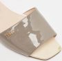 Fendi Vintage Pre-owned Leather mules Gray Dames - Thumbnail 7