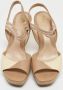 Fendi Vintage Pre-owned Leather sandals Beige Dames - Thumbnail 3