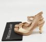 Fendi Vintage Pre-owned Leather sandals Beige Dames - Thumbnail 9