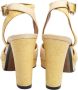 Fendi Vintage Pre-owned Leather sandals Beige Dames - Thumbnail 4