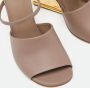Fendi Vintage Pre-owned Leather sandals Beige Dames - Thumbnail 7