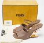Fendi Vintage Pre-owned Leather sandals Beige Dames - Thumbnail 9
