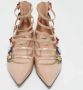 Fendi Vintage Pre-owned Leather sandals Beige Dames - Thumbnail 3