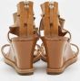 Fendi Vintage Pre-owned Leather sandals Beige Dames - Thumbnail 5