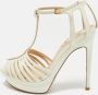 Fendi Vintage Pre-owned Leather sandals Beige Dames - Thumbnail 2