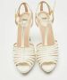 Fendi Vintage Pre-owned Leather sandals Beige Dames - Thumbnail 3