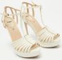 Fendi Vintage Pre-owned Leather sandals Beige Dames - Thumbnail 4