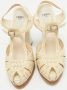 Fendi Vintage Pre-owned Leather sandals Beige Dames - Thumbnail 3