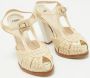 Fendi Vintage Pre-owned Leather sandals Beige Dames - Thumbnail 4