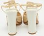 Fendi Vintage Pre-owned Leather sandals Beige Dames - Thumbnail 5