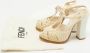 Fendi Vintage Pre-owned Leather sandals Beige Dames - Thumbnail 9