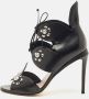 Fendi Vintage Pre-owned Leather sandals Black Dames - Thumbnail 2