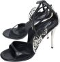 Fendi Vintage Pre-owned Leather sandals Black Dames - Thumbnail 3