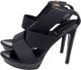 Fendi Vintage Pre-owned Leather sandals Black Dames - Thumbnail 3