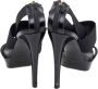 Fendi Vintage Pre-owned Leather sandals Black Dames - Thumbnail 4