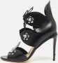 Fendi Vintage Pre-owned Leather sandals Black Dames - Thumbnail 2