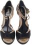 Fendi Vintage Pre-owned Leather sandals Black Dames - Thumbnail 2