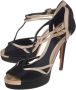 Fendi Vintage Pre-owned Leather sandals Black Dames - Thumbnail 3