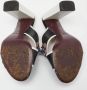 Fendi Vintage Pre-owned Leather sandals Black Dames - Thumbnail 6