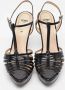 Fendi Vintage Pre-owned Leather sandals Black Dames - Thumbnail 3