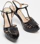 Fendi Vintage Pre-owned Leather sandals Black Dames - Thumbnail 4