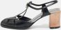 Fendi Vintage Pre-owned Leather sandals Black Dames - Thumbnail 2