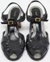 Fendi Vintage Pre-owned Leather sandals Black Dames - Thumbnail 3