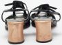 Fendi Vintage Pre-owned Leather sandals Black Dames - Thumbnail 5