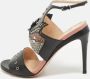 Fendi Vintage Pre-owned Leather sandals Black Dames - Thumbnail 2