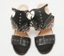 Fendi Vintage Pre-owned Leather sandals Black Dames - Thumbnail 3