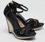Fendi Vintage Pre-owned Leather sandals Black Dames - Thumbnail 3