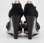 Fendi Vintage Pre-owned Leather sandals Black Dames - Thumbnail 4
