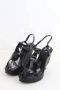 Fendi Vintage Pre-owned Leather sandals Black Dames - Thumbnail 3